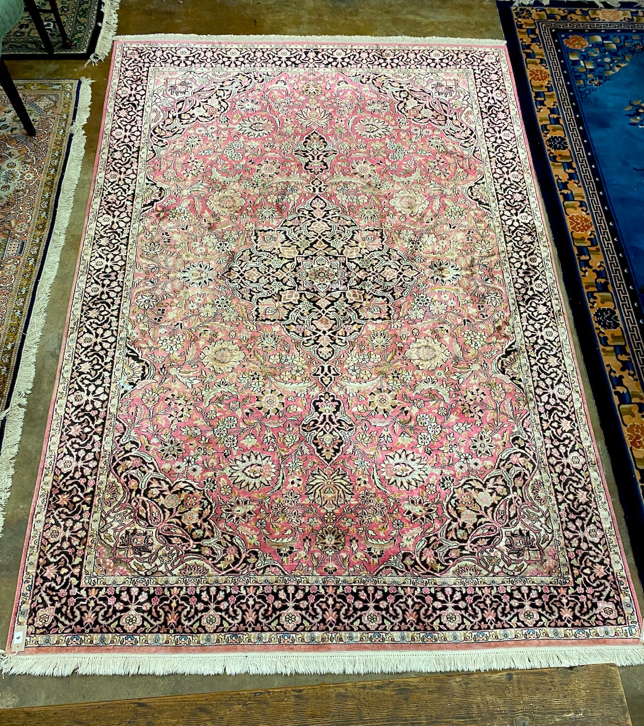 A North West Persian pink ground carpet, 280 x 186cm
